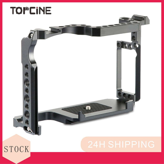 Topcine Camera Cage for Canon EOS 5D Mark II III IV DSLR Camera Case with Dual Cold Shoe Mount for Canon EOS 5D4 5D3 5D2 Camera Rig camera cage TOPCINE   