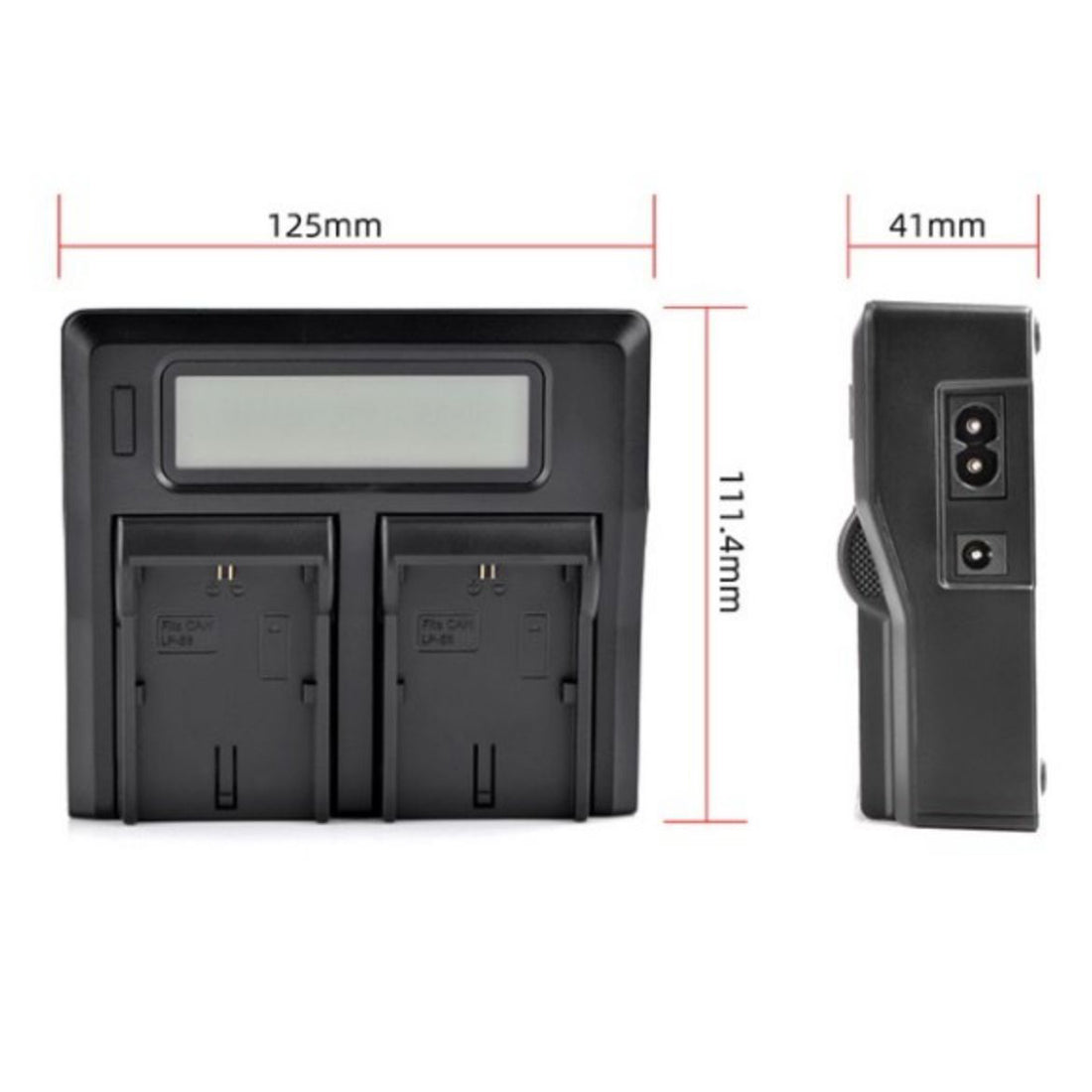 Topcine LCD Dual Channel LP-E6N LP-E6 Battery Charger for Canon EOS R5 5D Mark II III Ⅳ 90D 80D 70D 60D 7D 7DII 6D 6DII Cameras  TOPCINE   