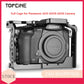 Topcine Full Camera Cage Kit for Panasonic GH5 GH5S GS5II Camera，Aluminum Alloy Panasonic   GH5 GH5S GS5II Camera Cage with Cold Shoe Mount for Microphone and Light  TOPCINE   