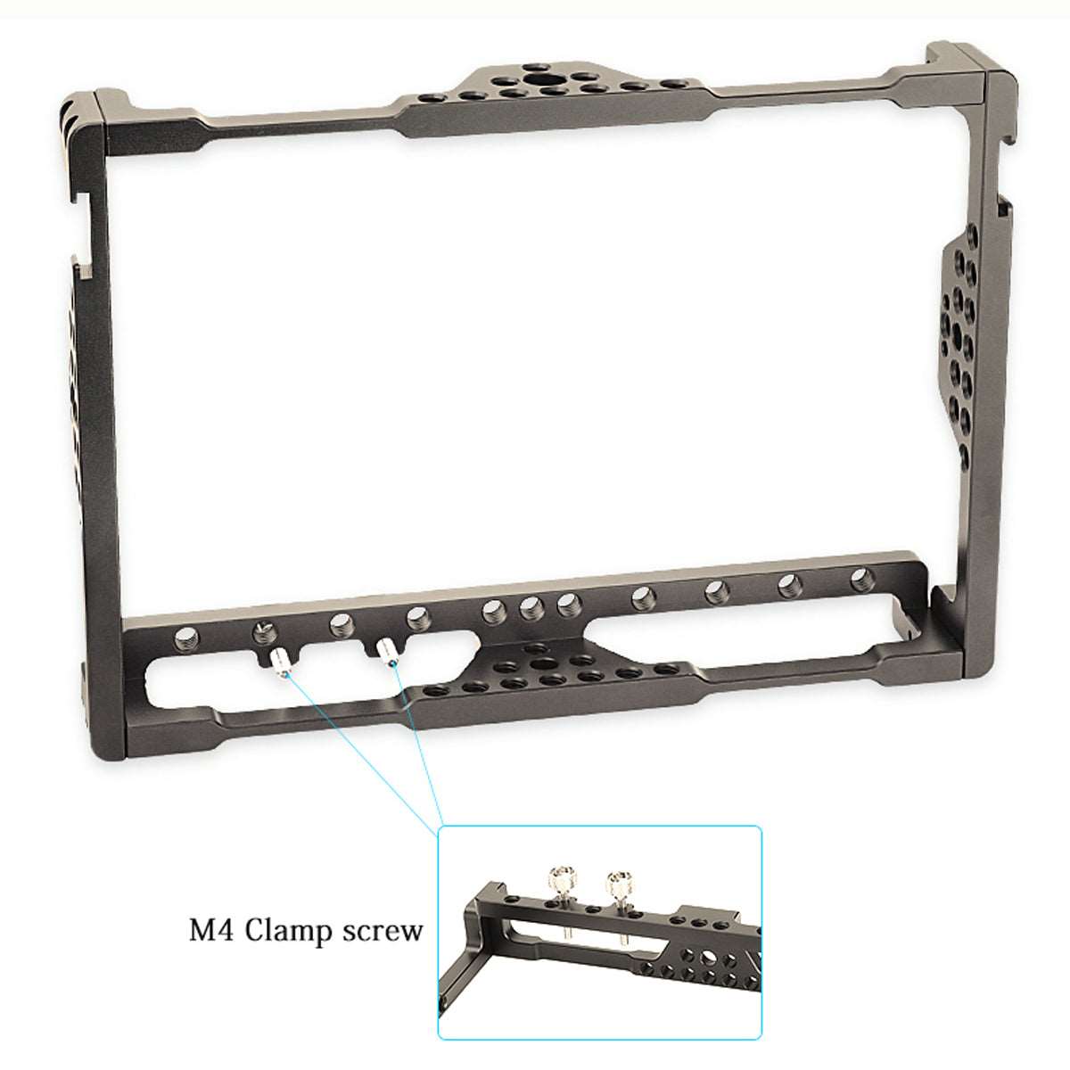 Topcine Aluminum Alloy Monitor Cage Rig with 1/4"-20 Screw holes For LILLIPUT H7/H7S 7" monitors Series  TOPCINE   