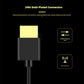 Topcine HDMI 2.0 4K 60P Cable Ultra Soft Cable Atomos HDMI Cable to Micro HDMI Coiled Short HDMI A to Mini HDMI