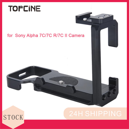 Topcine A7C L Bracket Plate for Sony Alpha 7C /Alpha 7C R /Alpha 7C II Camera,Horizontal and Vertical Shooting Quick Release Board  TOPCINE   