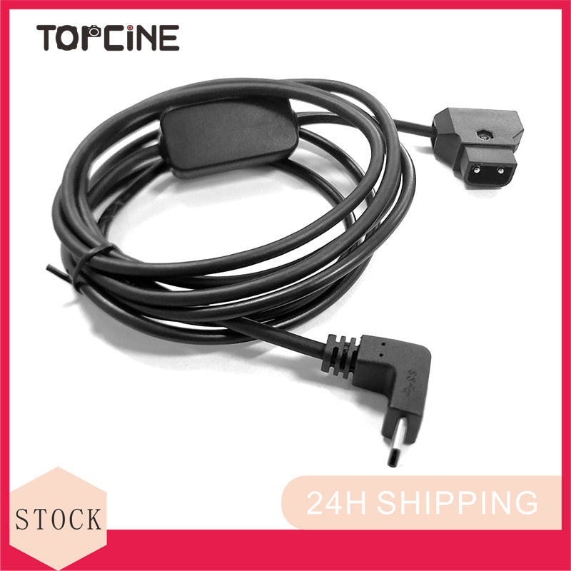 Topcine Sony a7siii Lumix S5 USB C Port to V-Mount Battery PD Quick Charging Adapter Cable   GoPro HERO7/6/5 Black D-Tap to USB-C  TOPCINE   