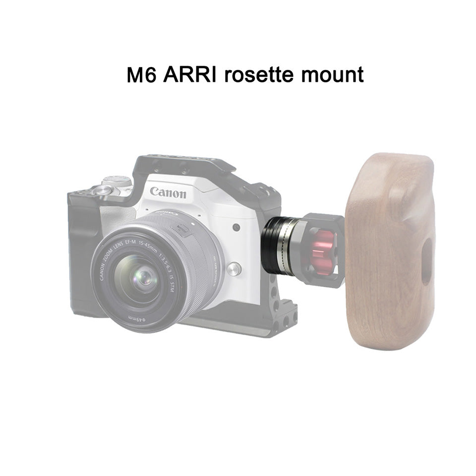 Topcine M6 ARRI Rosette Mount Adapter Applicable for DSLR Camera Cage,Handle, Wooden Handgrip, Rig Rail Handle Photography Accessories  TOPCINE   