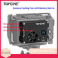 Topcine Camera Cooling Fan with Built-In 3200 mAh Lithium Battery for Sony A7S3 /ZVE1/ Canon R8 RP,19 Levels Temperature Control