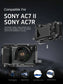 Topcine A7C2 Cage for Sony Alpha A7CR Camera,Buit-in Quick Release Plate Arca-Swiss,Cold Shoe Mount Accessories Extensions Frame