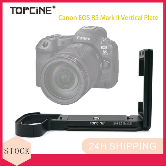 R5II L Plate for Canon EOS R5 Mark II Quick Release Arca Plate Vertical Shooting Fast Switch Canon R52 Mount to RS4 RS3 RS2 RSC2