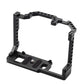 Topcine Camera Cage for Canon EOS 90D/80D/70D DSLR Camera, Full Camera Cage with  Cold Shoe Mount, 1/4"-20 Threaded Holes Standard 38mm Bottom Plate with Quick Release Sliding Chute, Anti-Slip Design camera cage TOPCINE   