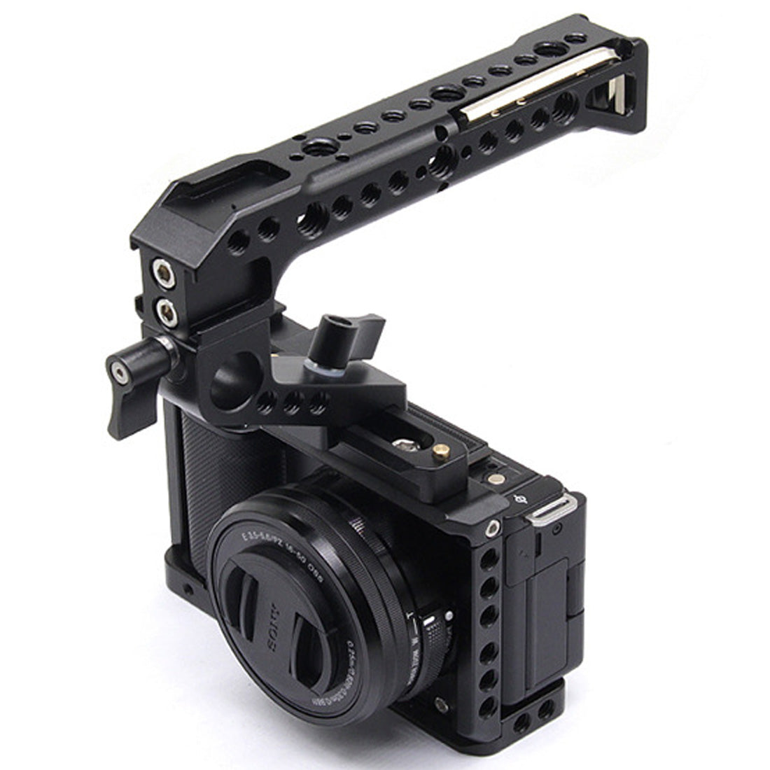 Topcine Universal Top Handle with Built-in QR NATO Clamp,with 15mm Rod Clamp and 3/8 thread holes, Various Installing Way handgrip TOPCINE   