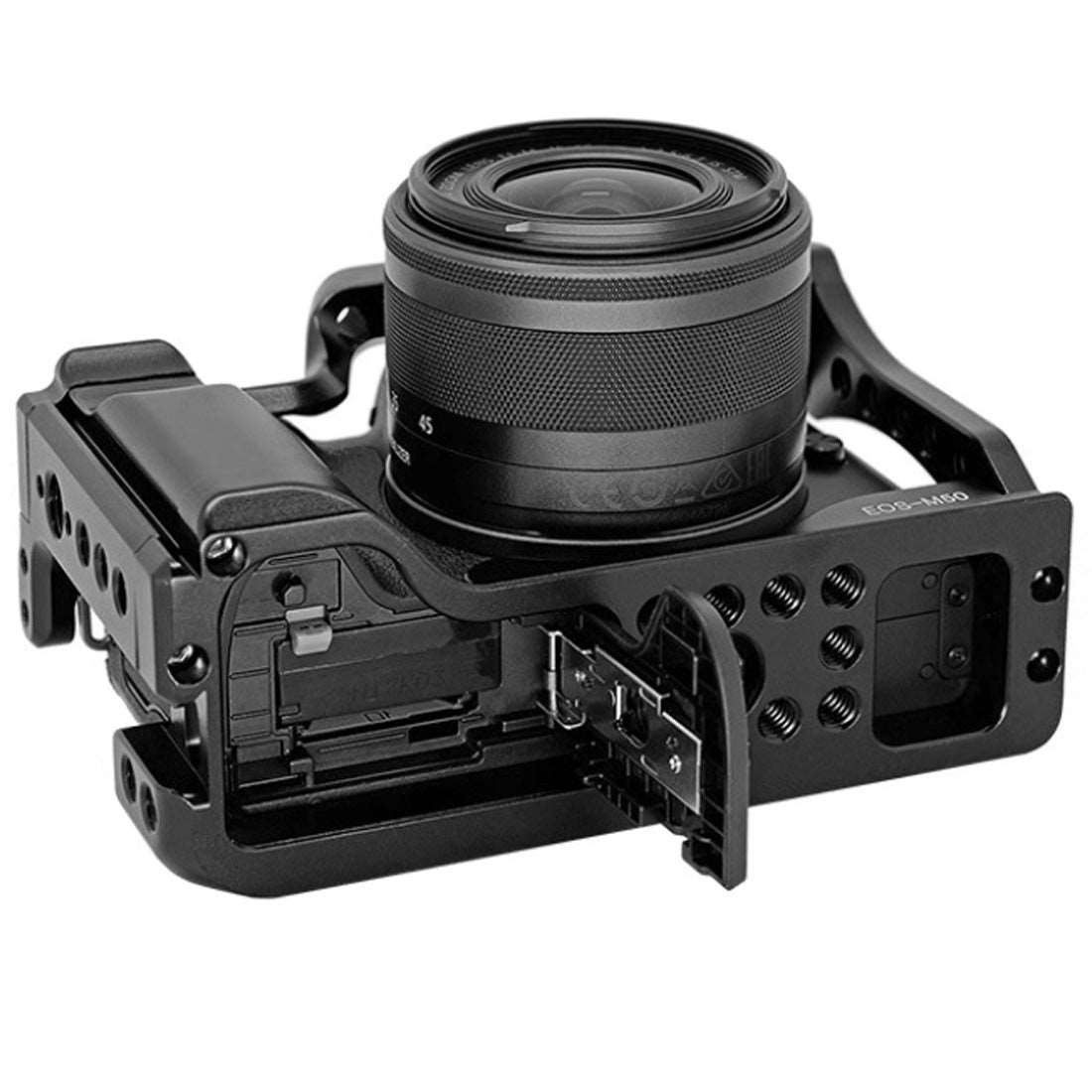 Topcine EOS M50 Cage for Canon EOS M5/M50/M50II Camera with 3/8“ Arri Locating and Cold Shoe Mount Extension for Microphone/ Light m50 cage  TOPCINE   