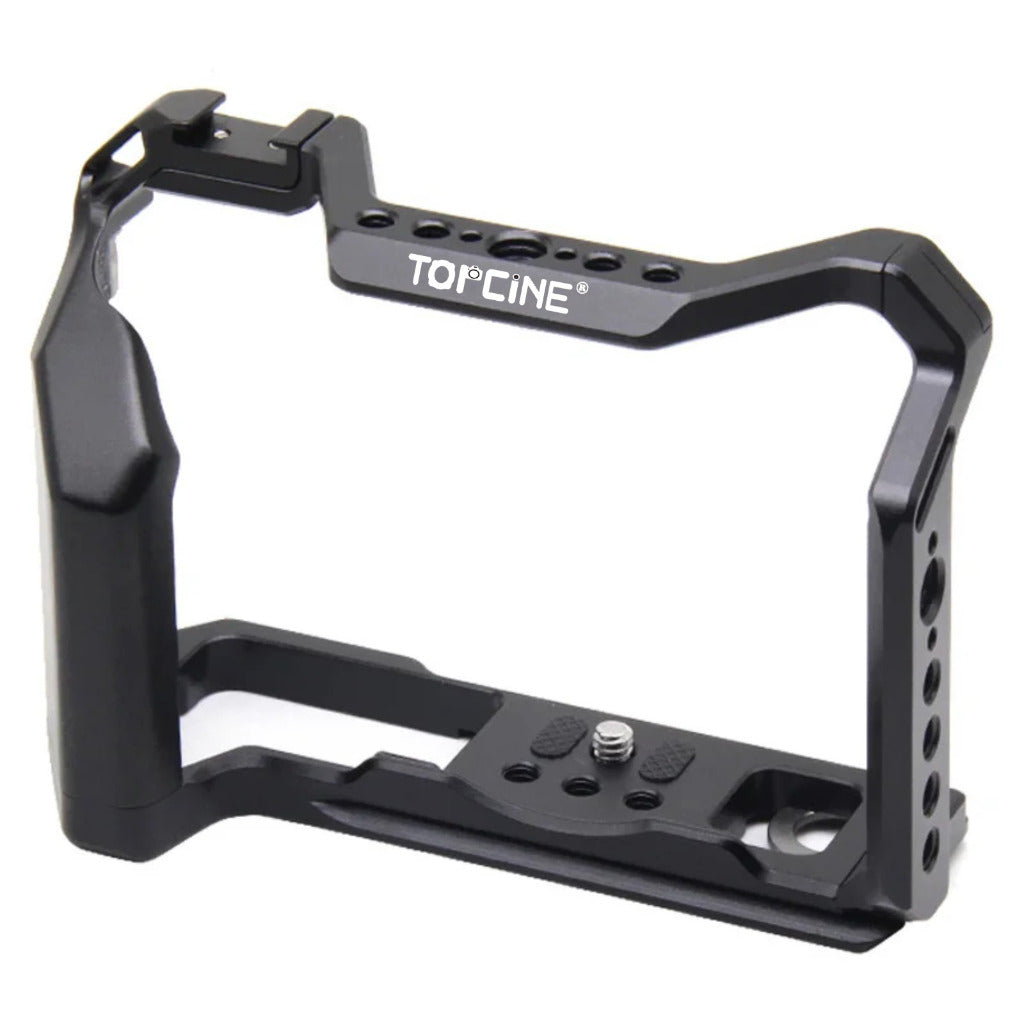 Topcine Camera Full Cage Compatible for Fujifilm X-T5 Camera, Aluminum Alloy Camera Rig for Fujifilm XT5. 3/8"-16 Locating Holes for ARRI, Included Cold Shoe  TOPCINE   