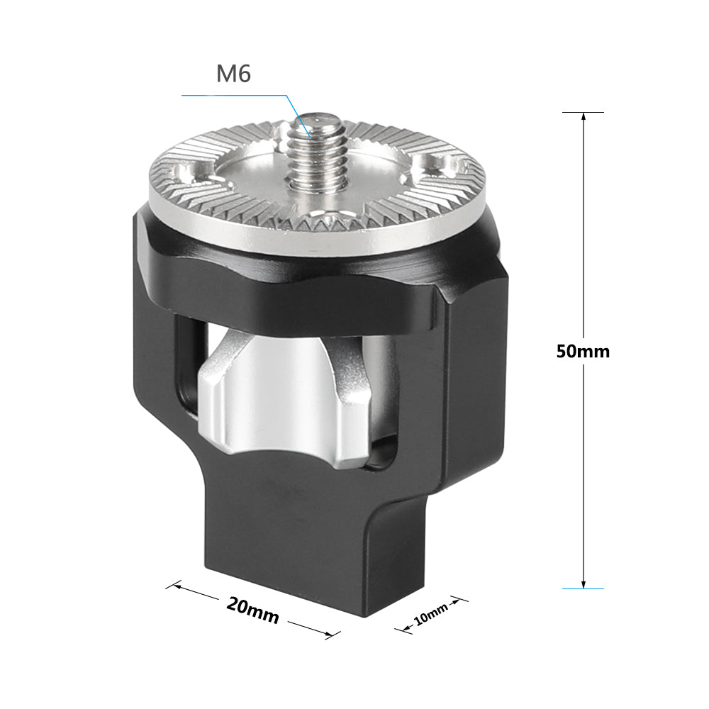 Topcine Standard ARRI Rosette M6 Extension Mount With M6 thread Screw For DSLR Camera Cage Wooden Handgrip  TOPCINE   