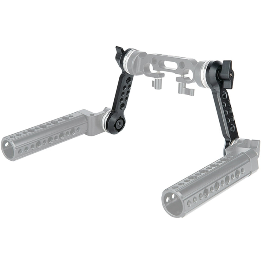 Topcine Rosette Extension Arm with Double ARRI Standard Rosette Mount for Camera Handgrip Heavy Shoulder Rig Support System  TOPCINE   