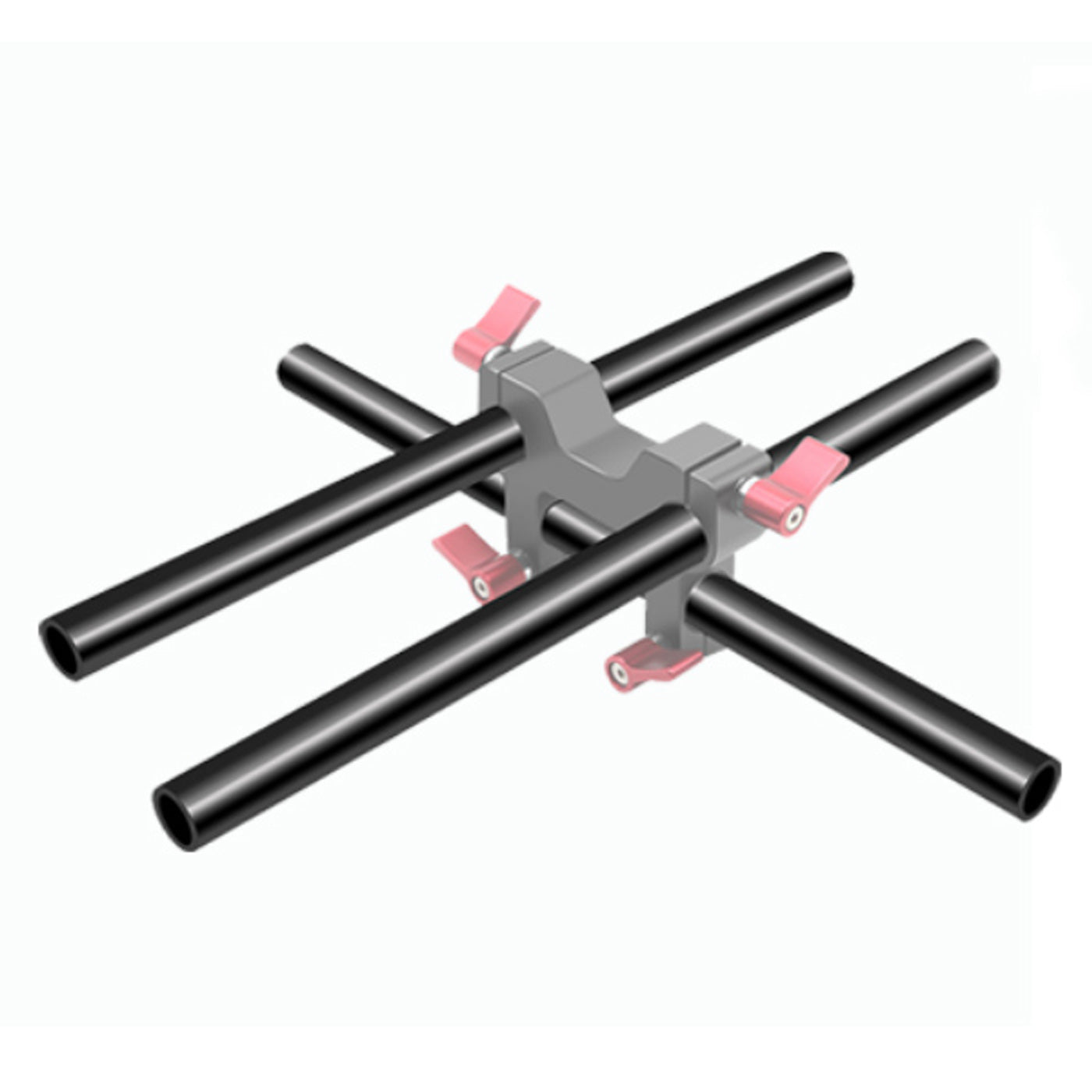 TOPCINE 2pcs 15mm Black Aluminum Alloy Rod could be utilized for mounting various 15mm-compatible accessories to the camera rig with inner M12 thread at ends  TOPCINE   