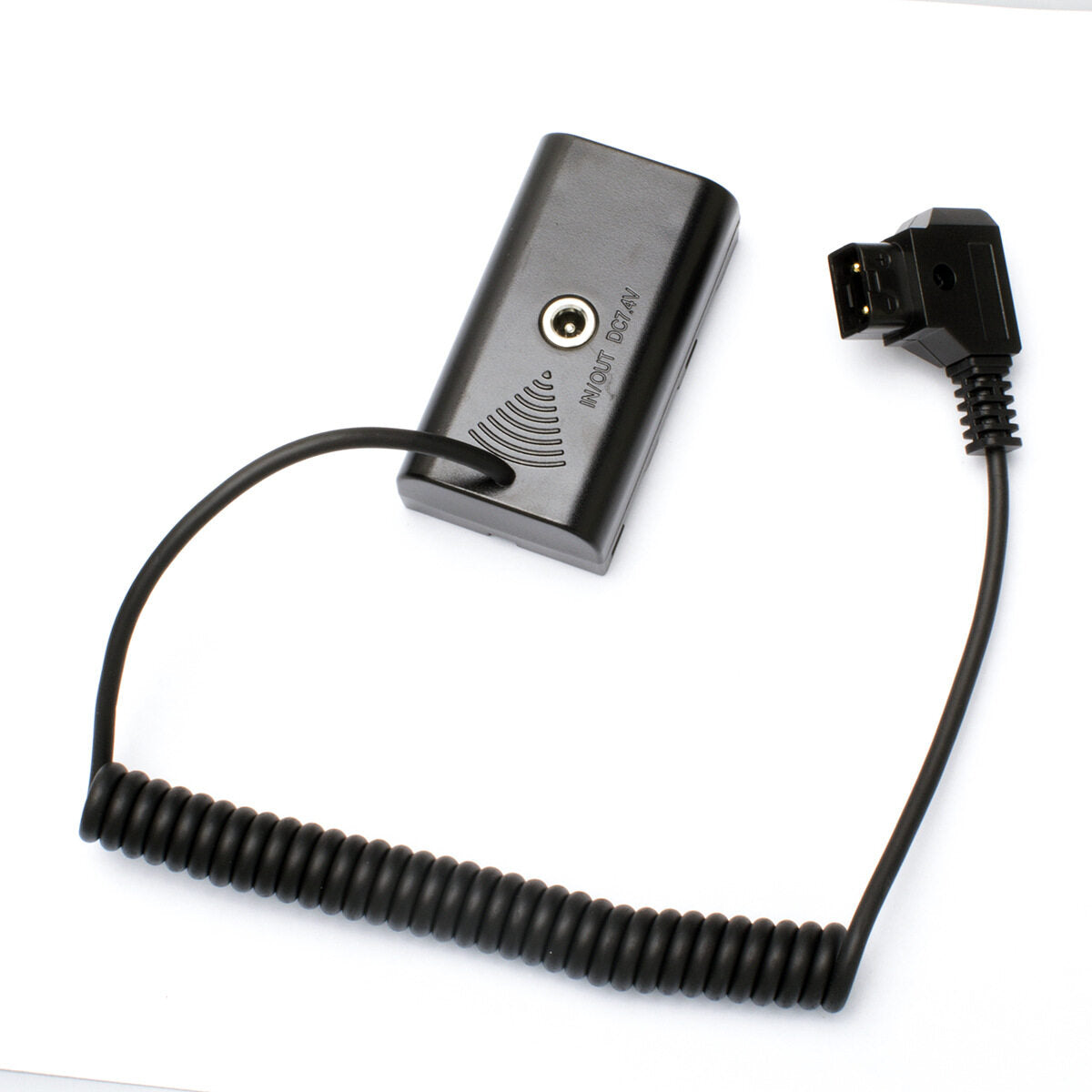 TOPCINE Power Adapter Coiled Cable for D-tap to NP-F550 Dummy Battery NP-F570/750/770 NP-F960 NP-  F970 to Power Video LED Light Monitor for V Mount Battery  TOPCINE   