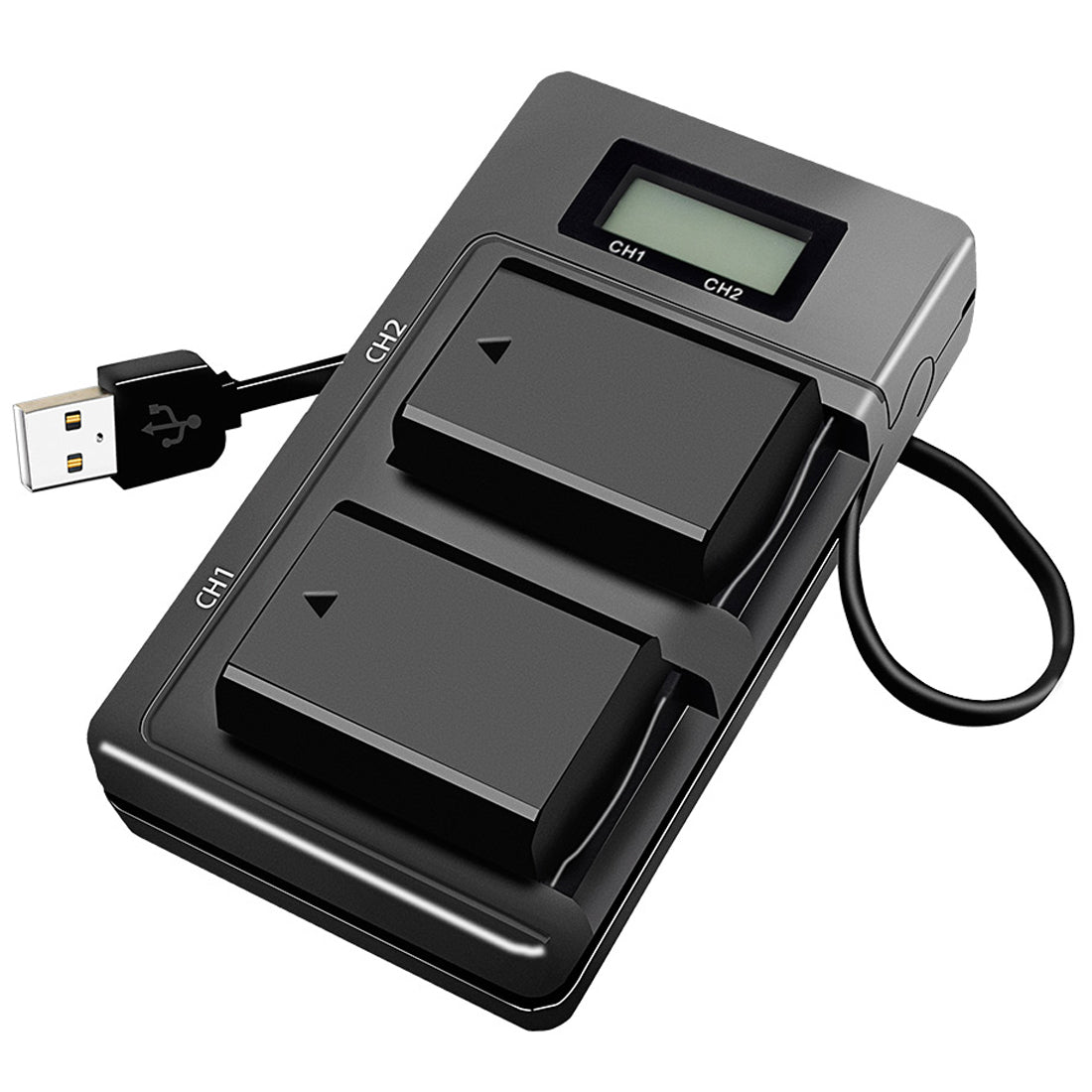 Topcine Dual Slot NP-FW50 Battery Charger, NPFW50 Fast Charger Compatible for Sony ZV-E10, Alpha A7, A7 II, A7R, A7R II, A7S, A7S II, A3000, A5000, A6000, A6300, A6400, A6500, NEX-3, NEX-3N, NEX-5, NEX-5N, NEX-5R, NEX-5T, NEX-6, NEX-7, NEX-C3 Cameras camera battery charger TOPCINE   