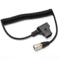 Topcine D-tap to Hirose 4-pin Compatible for Sound Devices 688 633 644 Zoom F8 Coiled Power Cable  TOPCINE   