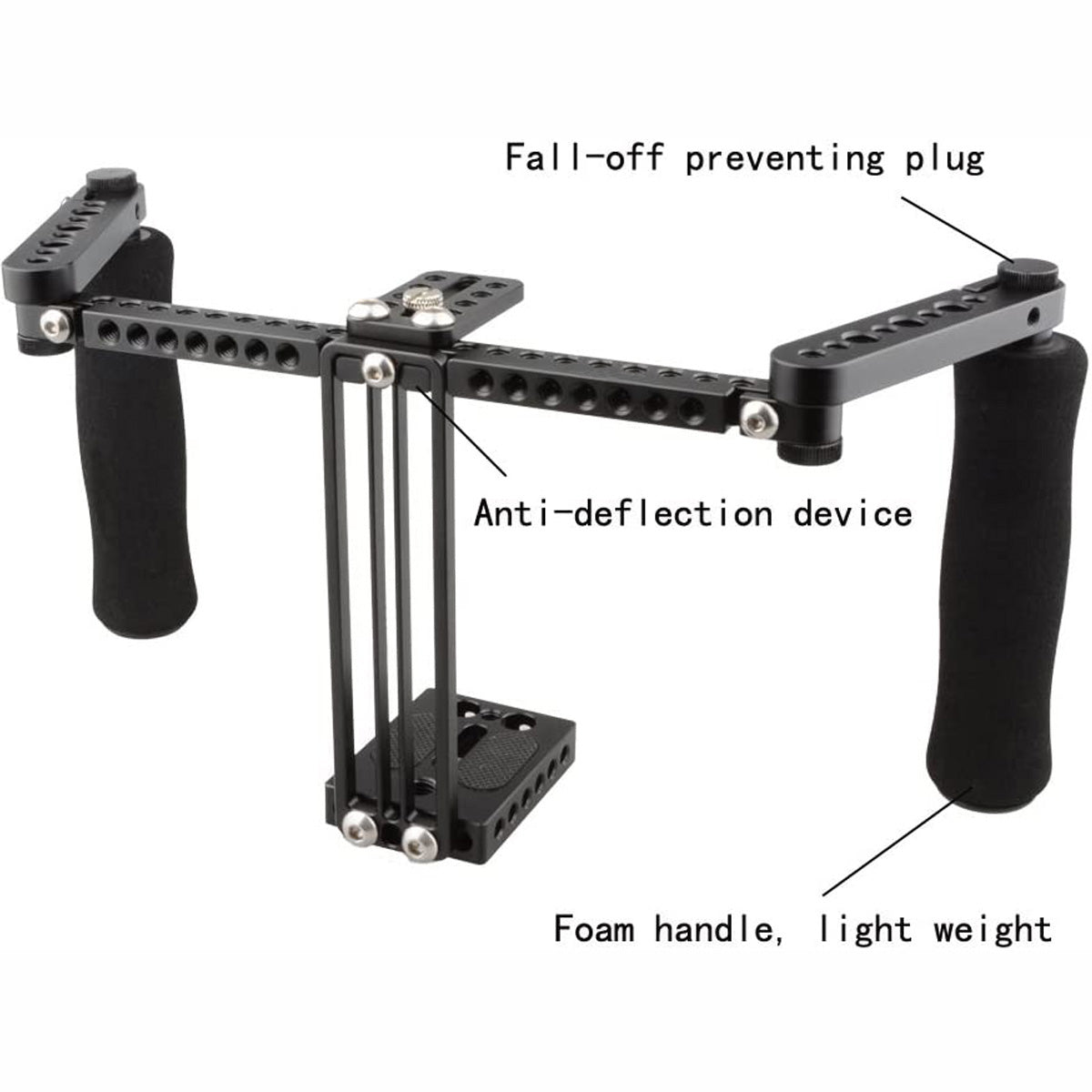 Topcine Director's Cage for Camera Monitors. Cage Fits to LCD Monitors from 5" to 7" Secure Support, Comfortable Handheld Shooting with Soft Dual Grip Handles  TOPCINE   