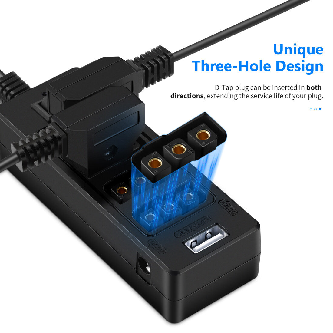 TOPCINE Multifunctional D-Tap Male Port To 4-D-Tap Female Port Coiled Splitter Cable with Power Switch D-tap for V-Mount V-Lock, Gold Mount Battery to 3P x 4 Female Port & USB for LCD Monitor, LED Video Light, BMPCC 4K 6K, ARRI RED Camera and Smartphone  TOPCINE   