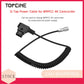 TOPCINE D-Tap to BMPCC 4K 2 Pin Locking Power Cable for Sony V Mount for Blackmagic Pocket   Cinema Camera 4K  TOPCINE   