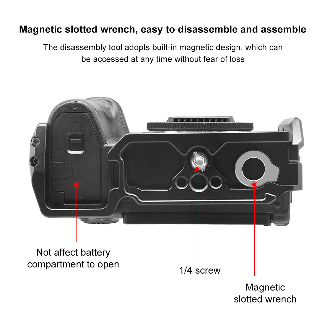 Topcine S5 II S5 IIX Camera Cage for Panasonic LUMIX S5 II / S5 IIX with NATO Rail 1/4 Inch 3/8 Inch Screw Holes and Cold Shoe Mount for Microphone and Light  TOPCINE   