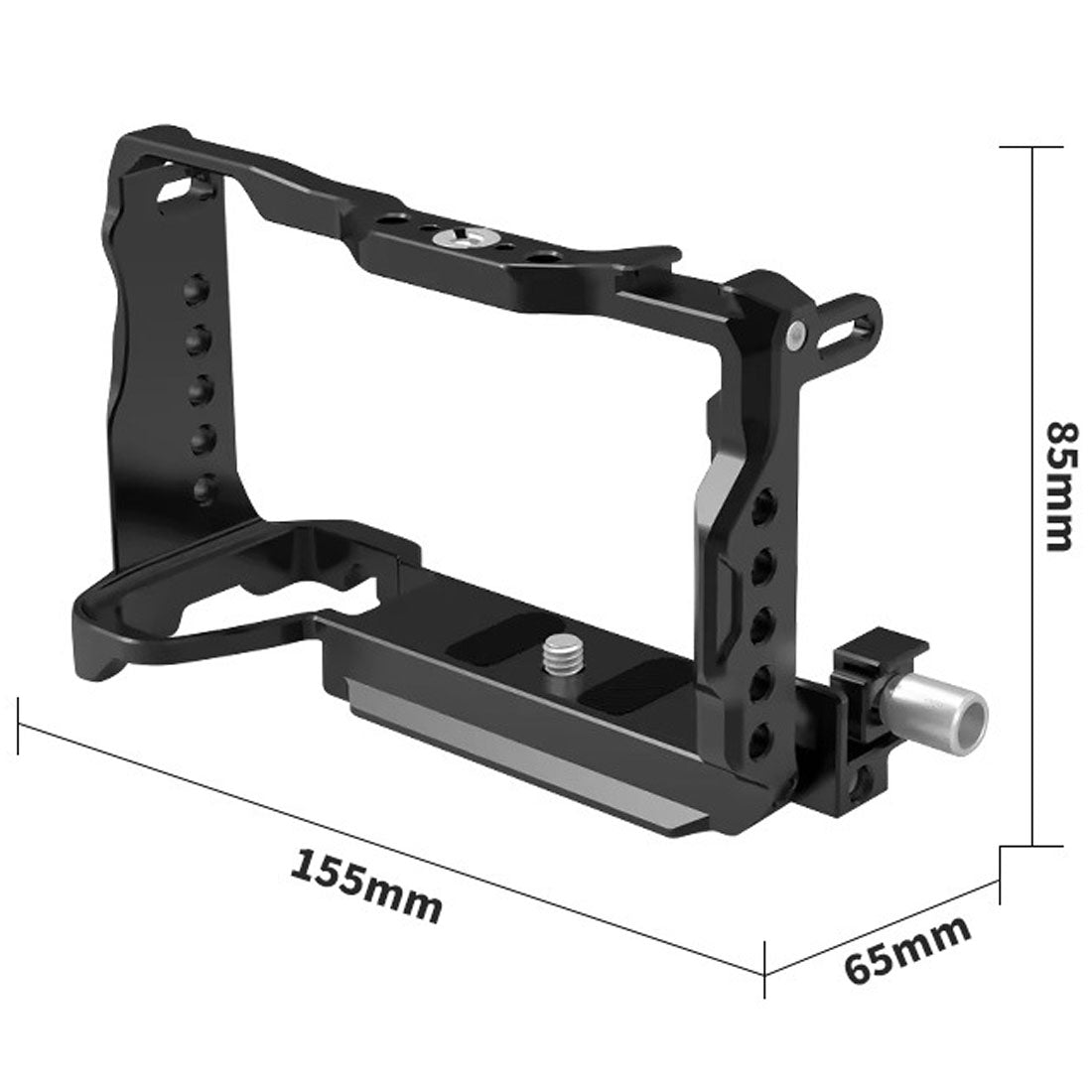 Topcine A6700 Cage Kit for Sony Alpha 6700 Camera, with a Cable Clamp for HDMI,with Arri Locating Holes and Cold Shoe Extension for Microphone/ Light  TOPCINE   