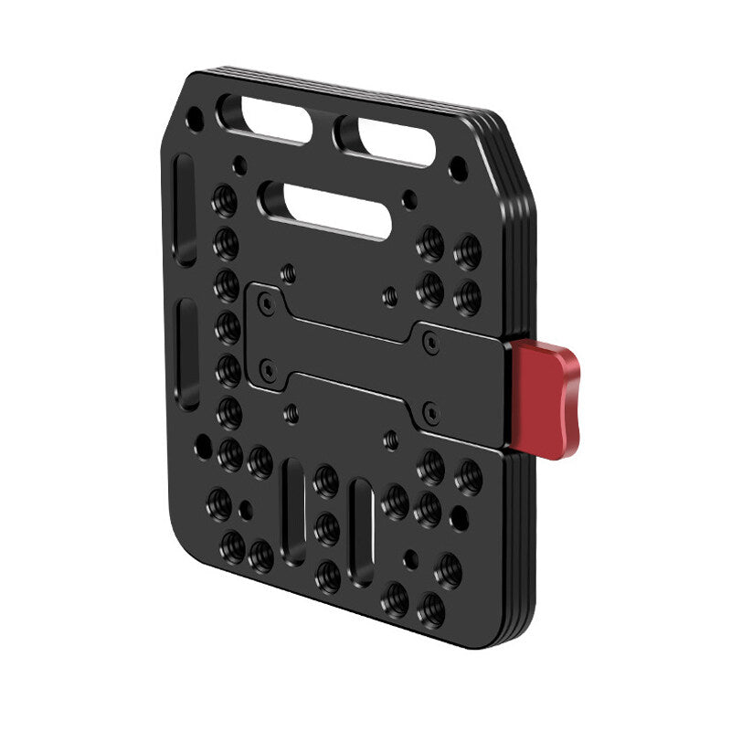 TOPCINE V-Mount Battery Plate, V-Lock Plate Assembly Kit Quick Release Plate With Female V-Dock   Male V-Lock Set Based on the Standard V-Lock Camera Rig  TOPCINE   