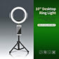 Topcine Ring Light with Stand 10 inch Dimmable LED Tripod Magnetic Suction Phone Holder for Live Stream/YouTube/TikTok/Photography/Make Up/Video Compatible with iPhone&Android  TOPCINE   