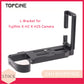 Topcine Quick Release L Bracket Plate for Fujifilm X-H2 X-H2S Camera,Horizontal and Vertical Shooting Quick Release Board  TOPCINE   