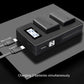 Topcine Dual Slot NP-FW50 Battery Charger, NPFW50 Fast Charger Compatible for Sony ZV-E10, Alpha A7, A7 II, A7R, A7R II, A7S, A7S II, A3000, A5000, A6000, A6300, A6400, A6500, NEX-3, NEX-3N, NEX-5, NEX-5N, NEX-5R, NEX-5T, NEX-6, NEX-7, NEX-C3 Cameras camera battery charger TOPCINE   