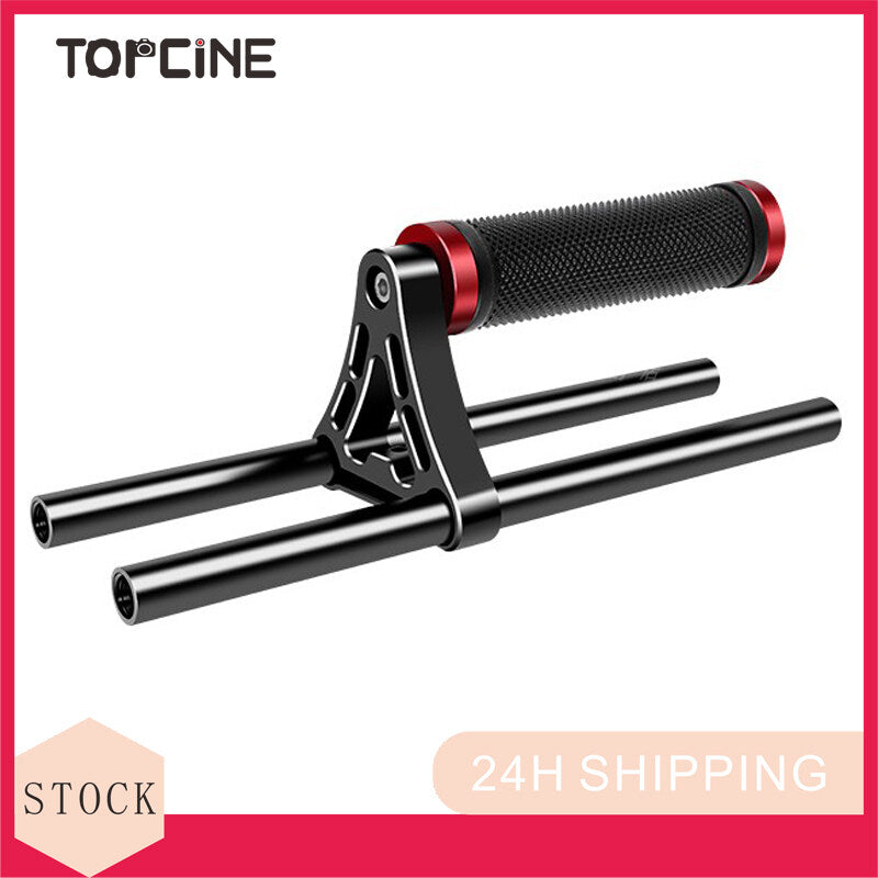 Topcine Handgrip Camera Top Handle with 15mm Rods Rail System for SLR DSLR HDSLR Camera   Shoulder Rigs Compatible for Canon R5 Sony A7S3 Nikon Z9 and more  TOPCINE   