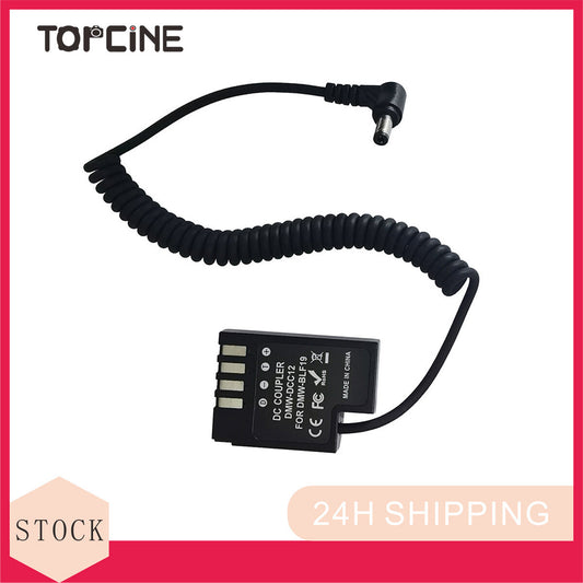 TOPCINE DMW-BLF19 for Panasonic DMC-GH3, DMC-GH4, DMC-GH5, DMC-GH5s G9 Dummy Battery DC Coupler DMW-DCC12 Full Decoding  TOPCINE   