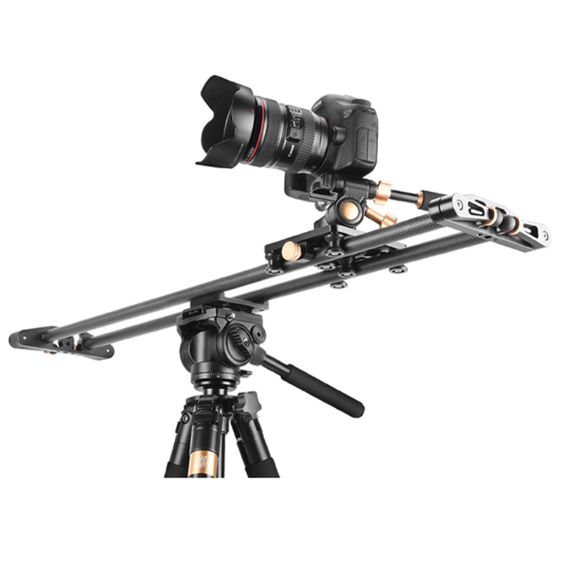 TOPCINE Camera Video Carbon Fiber Rail Slider Track Dolly System and Motorized Camera Slider Double Distance stabilizer 60cm, 80cm  TOPCINE   