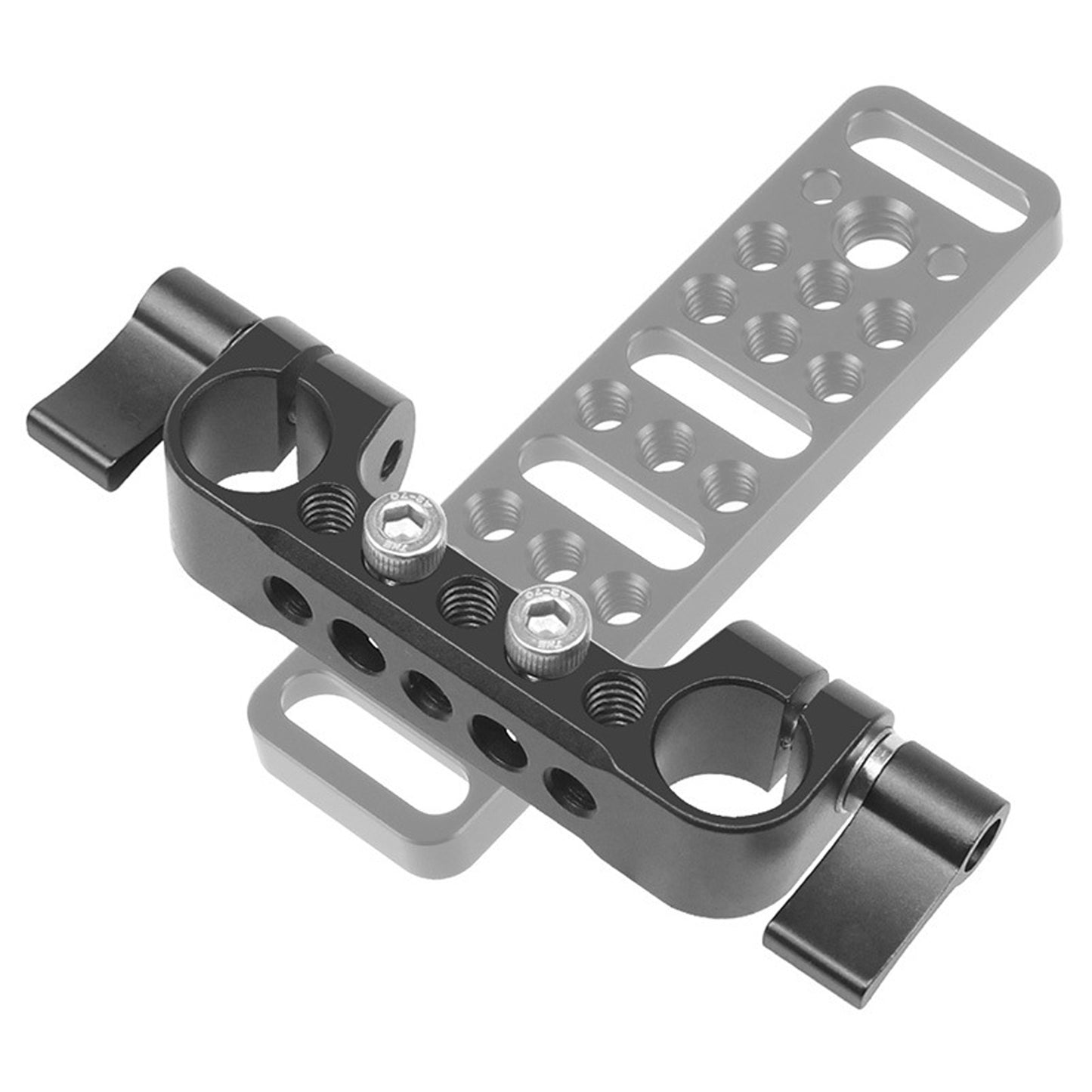 TOPCINE R9CB 15mm Double Hole Pipe Clamp Rail Connector SLR Camera Parallel Dual-Hole Multi-Function Pipe Clamp for DSLR Camera Rig  TOPCINE   