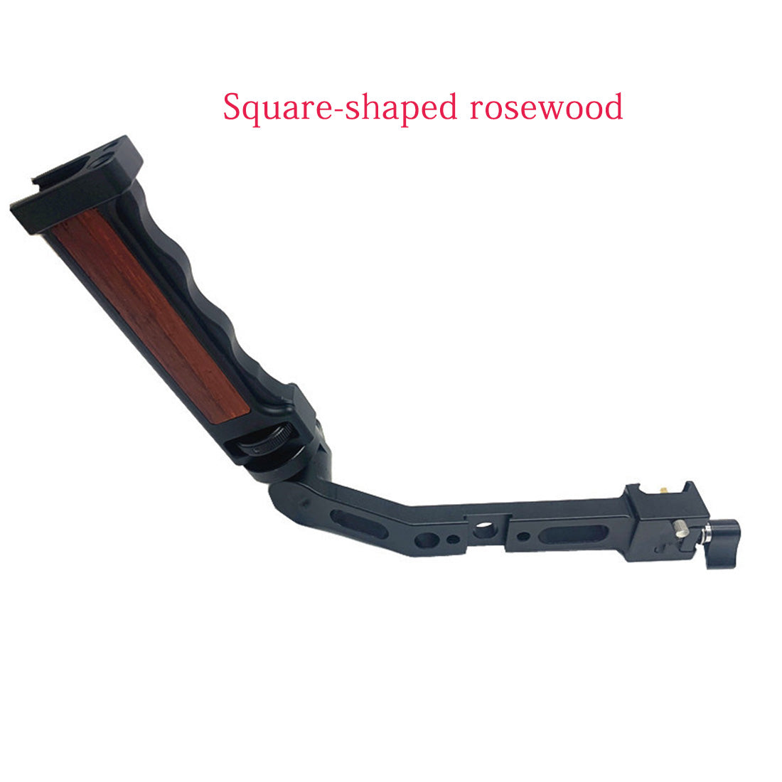 Topcine RS3 Handle RS2 Handgrip Adjustable Sling Handheld Extension L Bracket Compatible for DJI Ronin RS3 Mini/RS3/RS3 Pro/RS 2/RSC2 Gimbal Stabilizer  TOPCINE W057-Square-shaped rosewood  