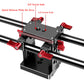 Topcine Universal 15mm Rail Support System with 15mm Rod Clamp and Quick Release Plate， Applicable DSLR Camera and Video Camcorder  TOPCINE   